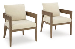 de Exterior de Comedor Silla con Brazos con Cojín Serene Bay
