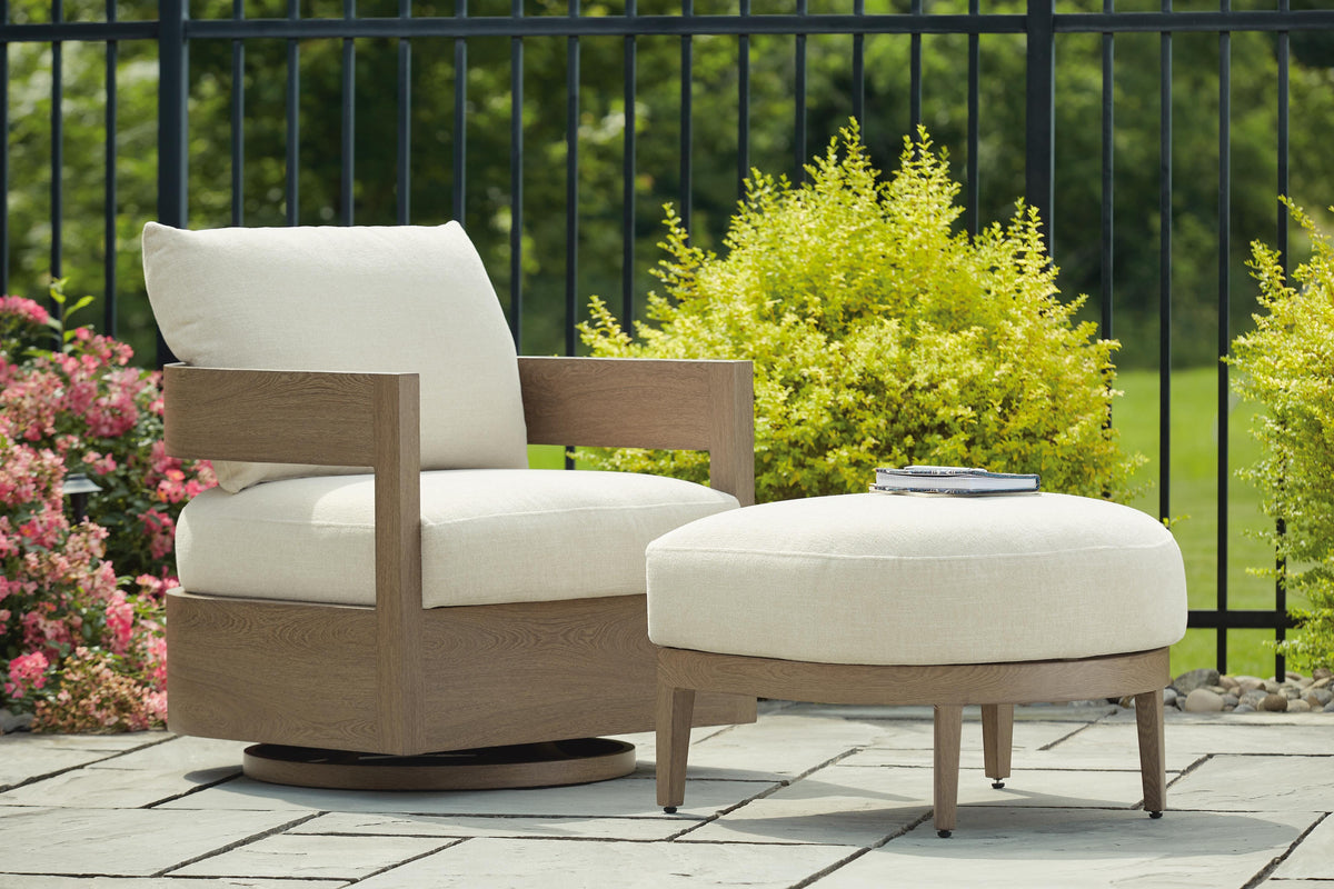 Otomana con Cojín de Exterior Serene Bay – detalle 4