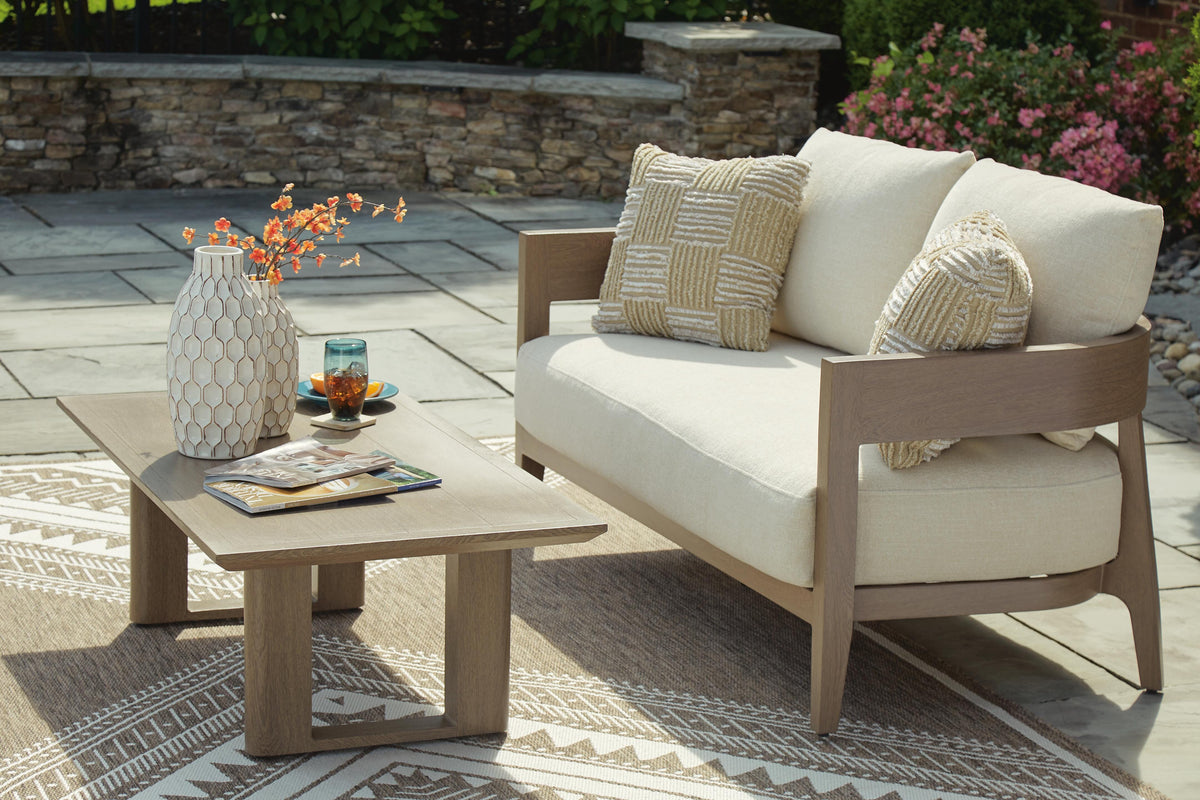 Sofá 2 Puestos de Exterior con Cojín Serene Bay – detalle 9