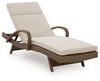 Chaise Longue Lounge con Cushion Revare Beach