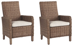 Silla con Brazos de Exterior con Cojín Beachcroft