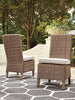 de Exterior Silla Lateral con Cojín Beachcroft