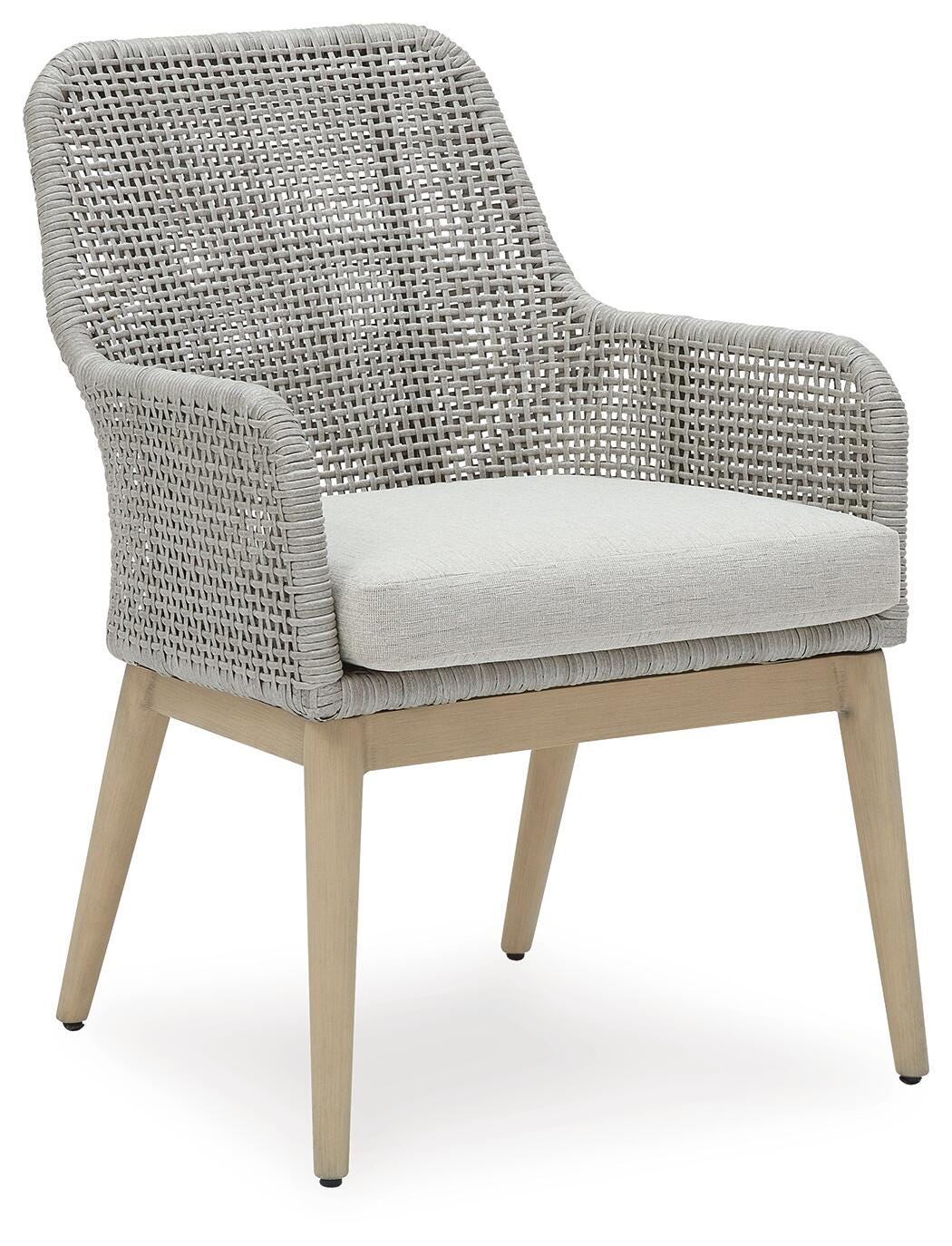 Silla de Comedor Exterior con Brazos Seton Creek (2 Unidades) – vista en ángulo
