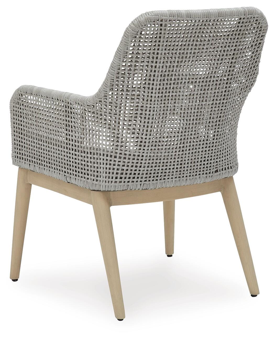 Silla de Comedor Exterior con Brazos Seton Creek (2 Unidades) – vista posterior