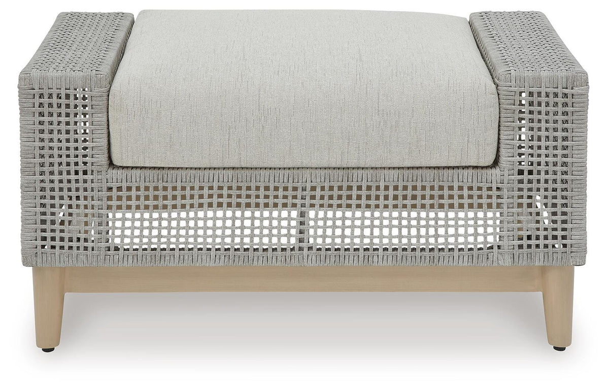 Puff Exterior Seton Creek con Cojín – detalle 1