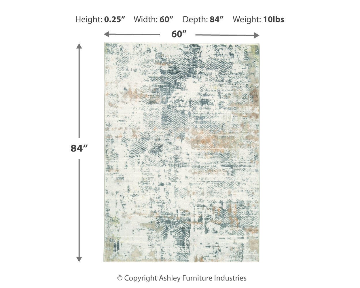 5' x 7' Tapete Redlings