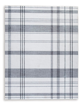 7'7" x 9'8" Washable Tapete Kaidlow