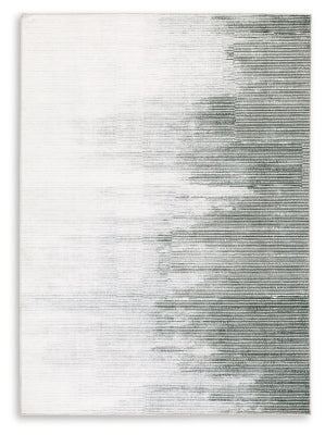 5'1" x 6'10" Washable Tapete Milset