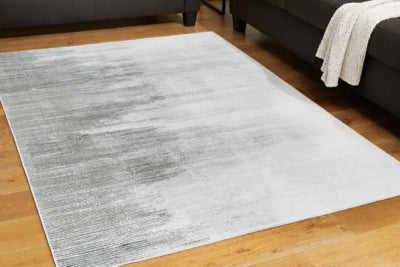 5'1" x 6'10" Washable Tapete Milset