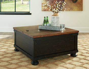 Mesa de Centro con Tapa Elevable Valebeck
