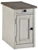 Mesa Lateral con Puertos USB y Tomas de Corriente Bolanburg