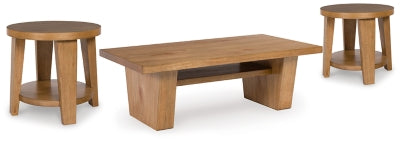 Mesa de Centro y 2 Mesas Auxiliares Kristiland