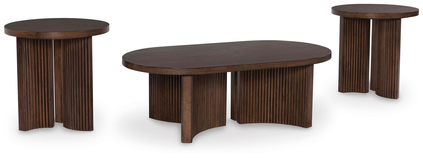 Mesa de Centro y 2 Mesas Auxiliares Korestone
