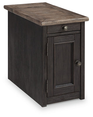 Mesa Lateral con Puertos USB y Tomas de Corriente Tyler Creek