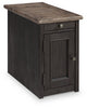 Mesa Lateral con Puertos USB y Tomas de Corriente Tyler Creek