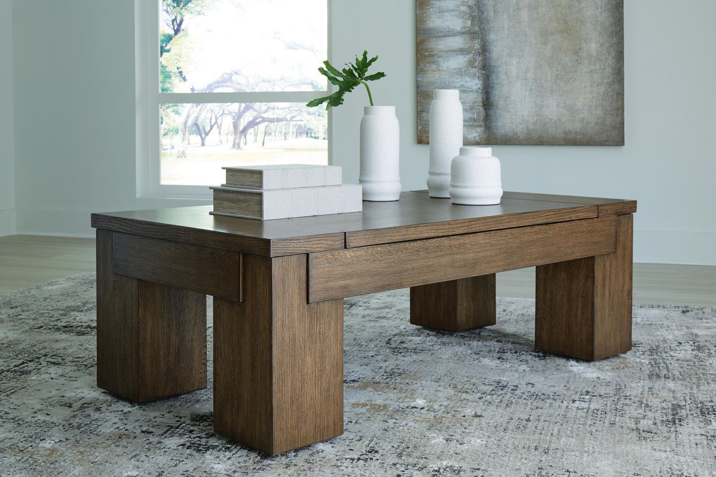 Mesa de Centro con Tapa Elevable Rosswain