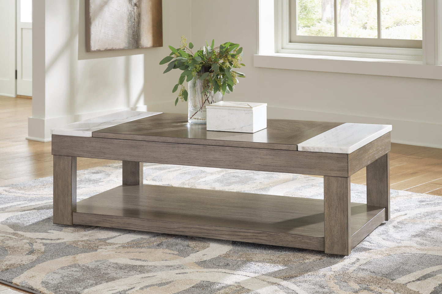 Mesa de Centro con Tapa Elevable Loyaska
