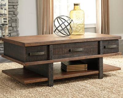 Mesa de Centro con Tapa Elevable Stanah