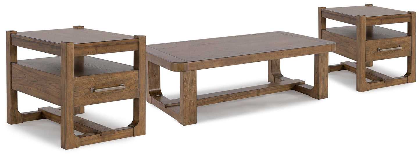 Mesa de Centro y 2 Mesas Auxiliares Cabalynn