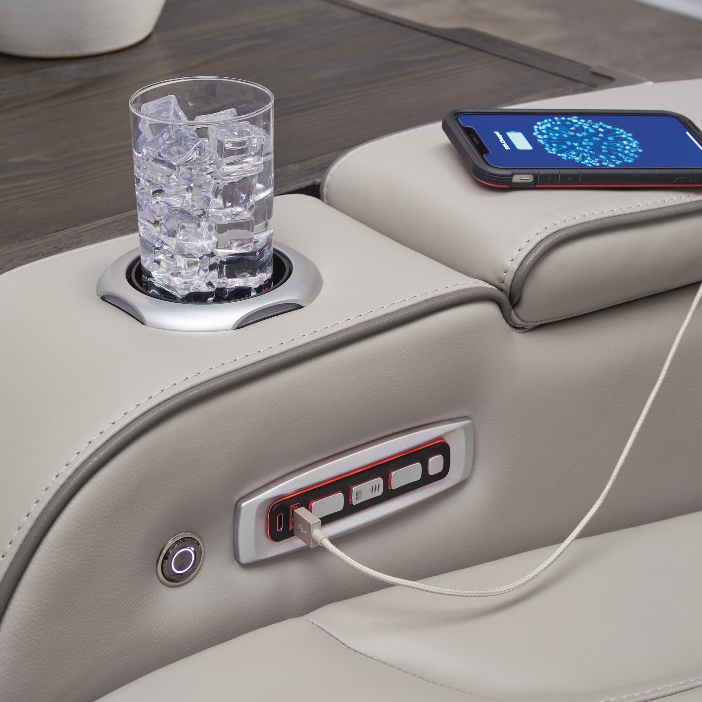 Sofá Reclinable Boyington Eléctrico
